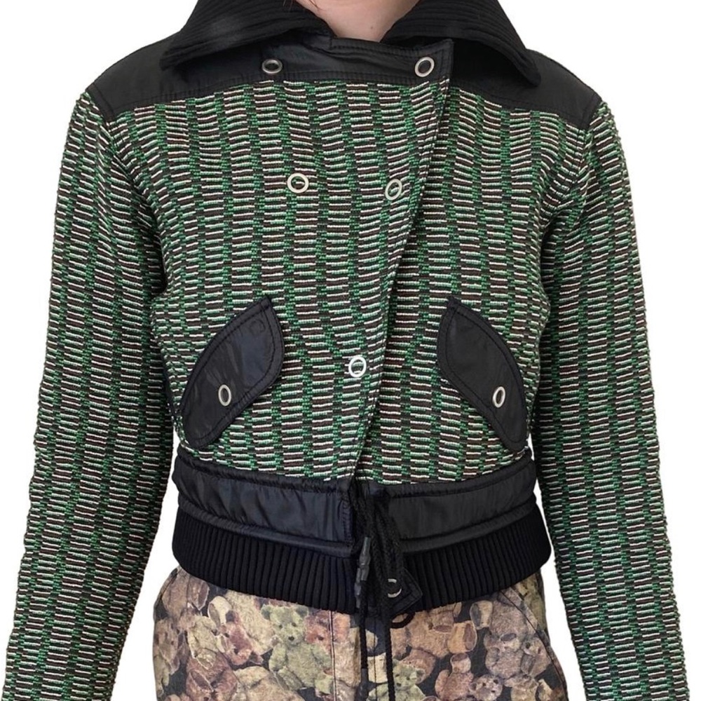 NWOT Opening Ceremony Tweed Nylon Jacket